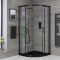 Milano Nero - Black Quadrant Shower Enclosure - Choice of Sizes