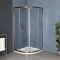 Milano Vara - 900mm Brushed Copper Quadrant Shower Enclosure with Tray