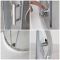 Milano Portland - Chrome Quadrant Shower Enclosure - Choice of Sizes