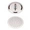 Milano Mirage - Round 200mm Shower Head and Wall Mounted Arm - Chrome