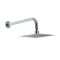 Milano Arvo - 200mm Square Shower Head and Curved Wall Arm - Chrome
