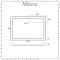 Milano Lithic - Low Profile Rectangular Shower Tray - 1200mm x 800mm