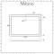 Milano Lithic - Low Profile Rectangular Shower Tray - 1400mm x 800mm
