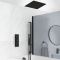 Milano Preto - Black Thermostatic Shower Bath System - Choice of Outlets