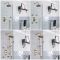 Milano Elizabeth - Brushed Gold Thermostatic Shower System - Choice of Outlets