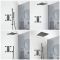 Milano Orno - Gun Metal Grey Thermostatic Shower System - Choice of Outlets