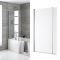 Milano Elswick - 1700mm x 850mm Left Hand Square Shower Bath - Choice of Panels, Screen and Waste