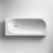 Milano Overton - 1700mm x 725mm Modern J-Shaped Corner Bath - Left / Right Hand Options