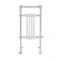 Milano Elizabeth - White and Chrome Traditional Electric Heated Towel Rail - 930mm x 450mm