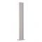 Milano Aruba - Light Grey Vertical Designer Radiator - 1780mm x 236mm (Double Panel)