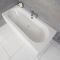Milano Overton - White Modern Double-Ended Standard Bath - 1700mm x 750mm