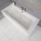 Milano Elswick - White Modern Double-Ended Standard Bath - Choice of Sizes