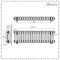 Milano Windsor - Anthracite Horizontal Traditional Column Radiator - 300mm x 1010mm (Triple Column)