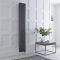 Milano Windsor - Traditional Anthracite Vertical Triple Column Electric Radiator - 1800mm x 290mm - Choice of Wi-Fi Thermostat