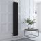 Milano Windsor - Black 1800mm Vertical Traditional Triple Column Radiator - Choice of Size and Feet