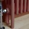 Milano Windsor - Booth Red Floor-Mounting Feet for Traditional 3 Column Windsor Radiators
