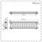 Milano Windsor - Anthracite Horizontal Traditional Triple Column Radiator - 300mm x 1190mm