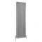 Milano Windsor - Metallic Silver Vertical Traditional Column Radiator (Triple Column) - All Sizes