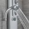 Milano Baya - Modern Exposed Thermostatic Aluminium Shower Tower Panel with Large Shower Head, Hand Shower and Body Jets - Chrome