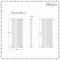 Milano Aruba - White Vertical Designer Radiator - 1400mm x 590mm (Double Panel)