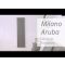 Milano Aruba Ayre - Aluminium Anthracite Vertical Designer Radiator - 1800mm x 230mm (Double Panel)