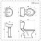 Milano Towneley - Traditional Close Coupled Toilet and Pedestal Basin Set