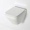 Milano Arca - White 500mm Complete WC Unit with Farington Rimless Toilet