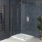 Milano Vara - Matt Copper Walk-In Shower Enclosure with Tray - Choice of Sizes