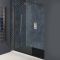 Milano Eris - Brushed Copper Walk-In Shower Enclosure with Slate Tray - Choice of Sizes