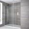 Milano Alto - Walk-In Shower Enclosure with Tray - Choice of Sizes