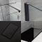 Milano Nero - Corner Walk-In Shower Enclosure with Slate Tray - Choice of Sizes
