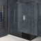 Milano Vara - Matt Copper Corner Walk-In Shower Enclosure with Slate Tray - Choice of Sizes