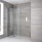 Milano Portland - Wet Room Shower Enclosure - Choice of Glass Size and Drain
