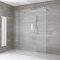 Milano Portland - Floating Wet Room Shower Enclosure - Choice of Glass Size & Drain