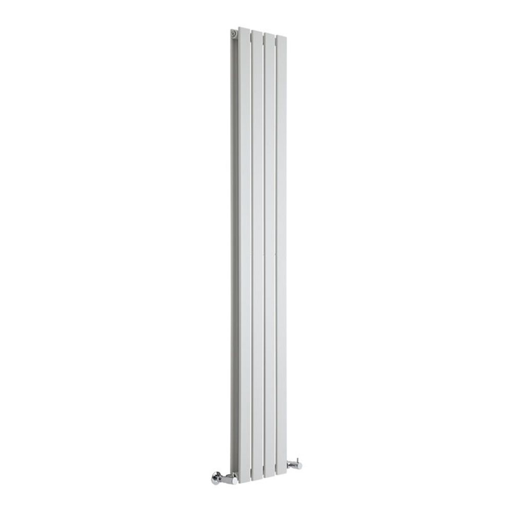 Milano Alpha - White Flat Panel Vertical Designer Radiator - 1780mm x ...