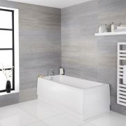Milano Richmond - White Traditional Single Ended Standard Bath - 1700mm ...