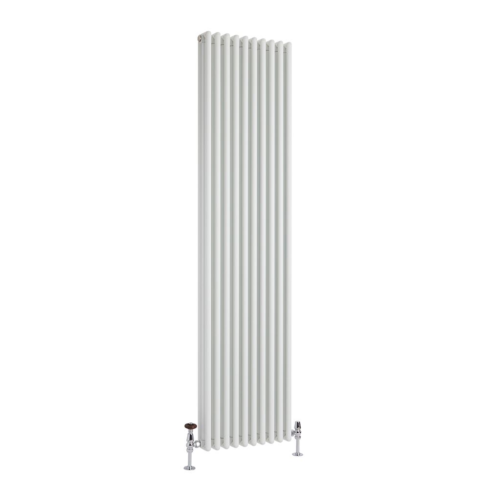 Milano Esme - White Vertical Aluminium Traditional Column Radiator ...