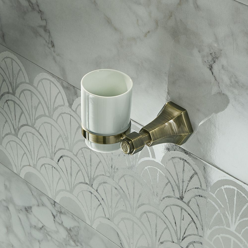 Milano Earlham - Art Deco Tumbler Holder - Choice of finish