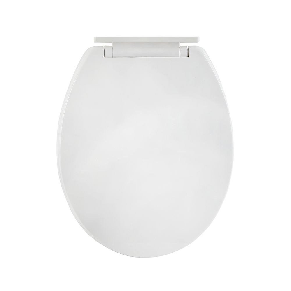 Milano Newby - Close Coupled White Soft Close Toilet Seat