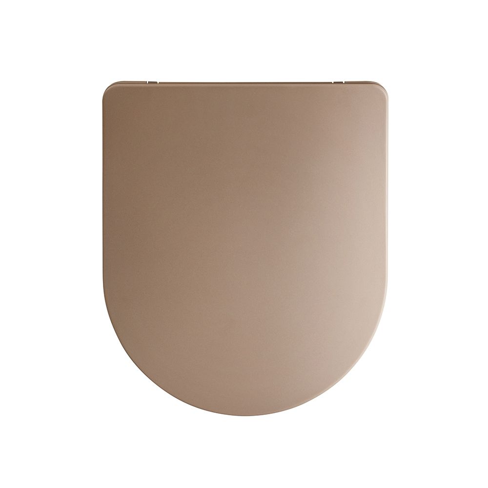 Milano Elements - Sand Soft Close Quick Release Top Fix Toilet Seat