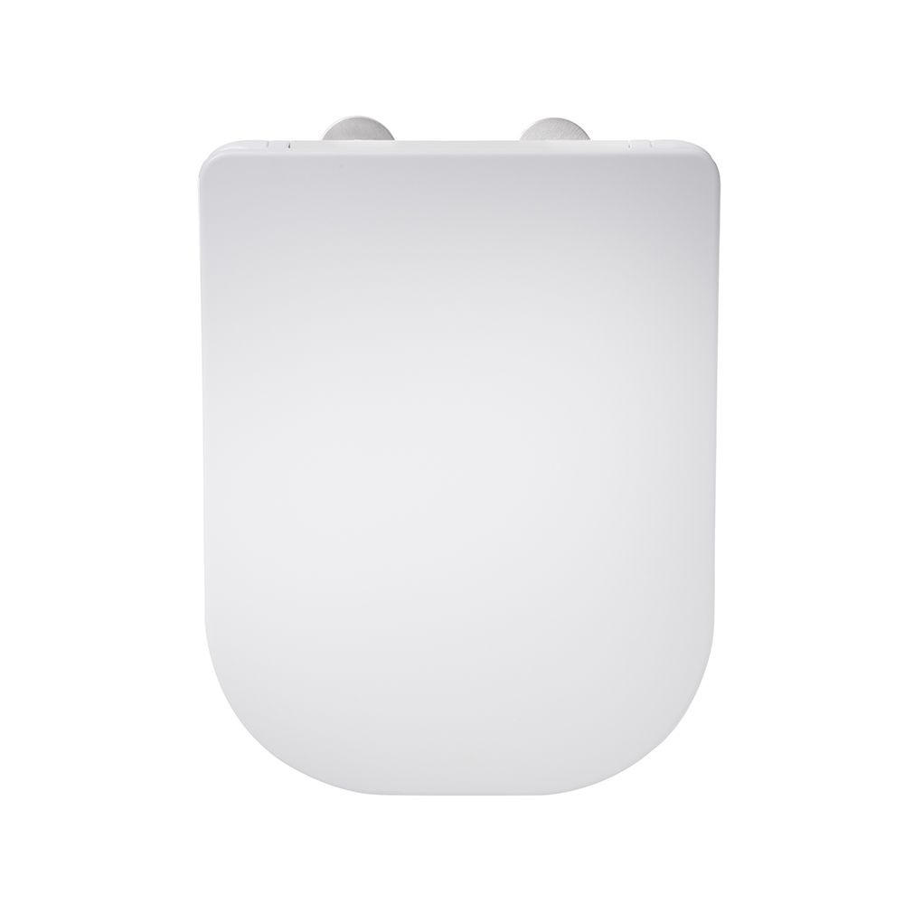 Milano Avenham - White Soft Close Quick Release Top Fix Toilet Seat