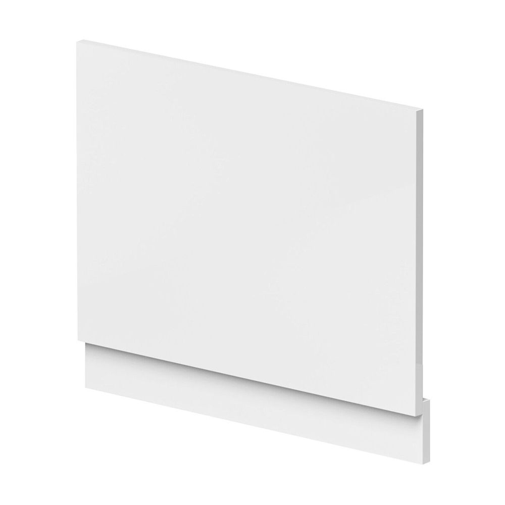Milano - 800mm Waterproof Bath End Panel - Gloss White