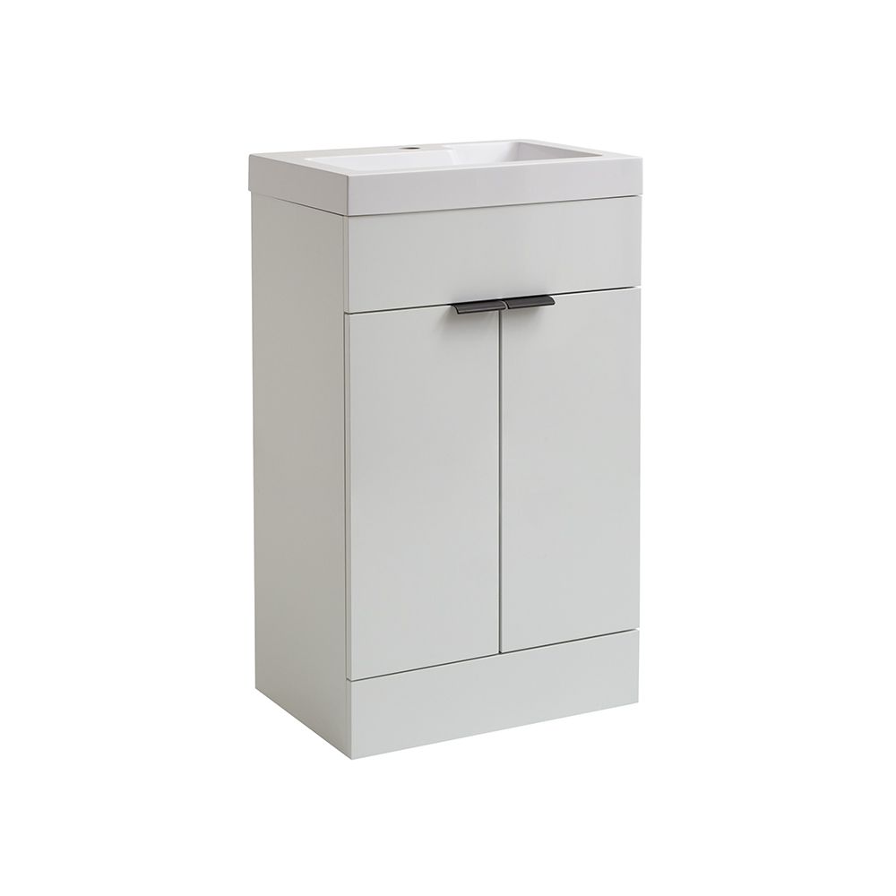 Milano Lurus - 500mm Modern Vanity Unit with Basin - Choice of Finish and Handles