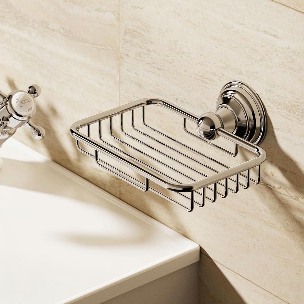 Crosswater Belgravia - Wall Mounted Shower Basket - Chrome 