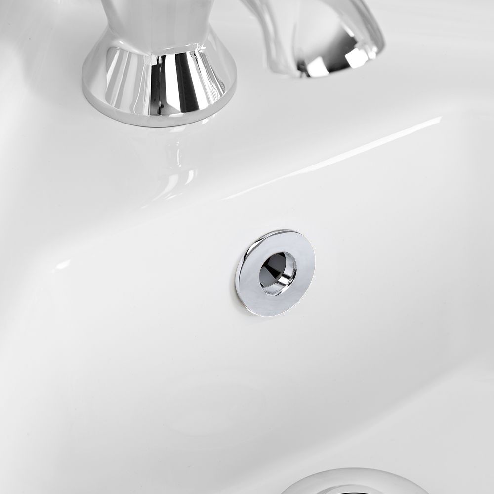 Milano - Chrome Basin Overflow Ring