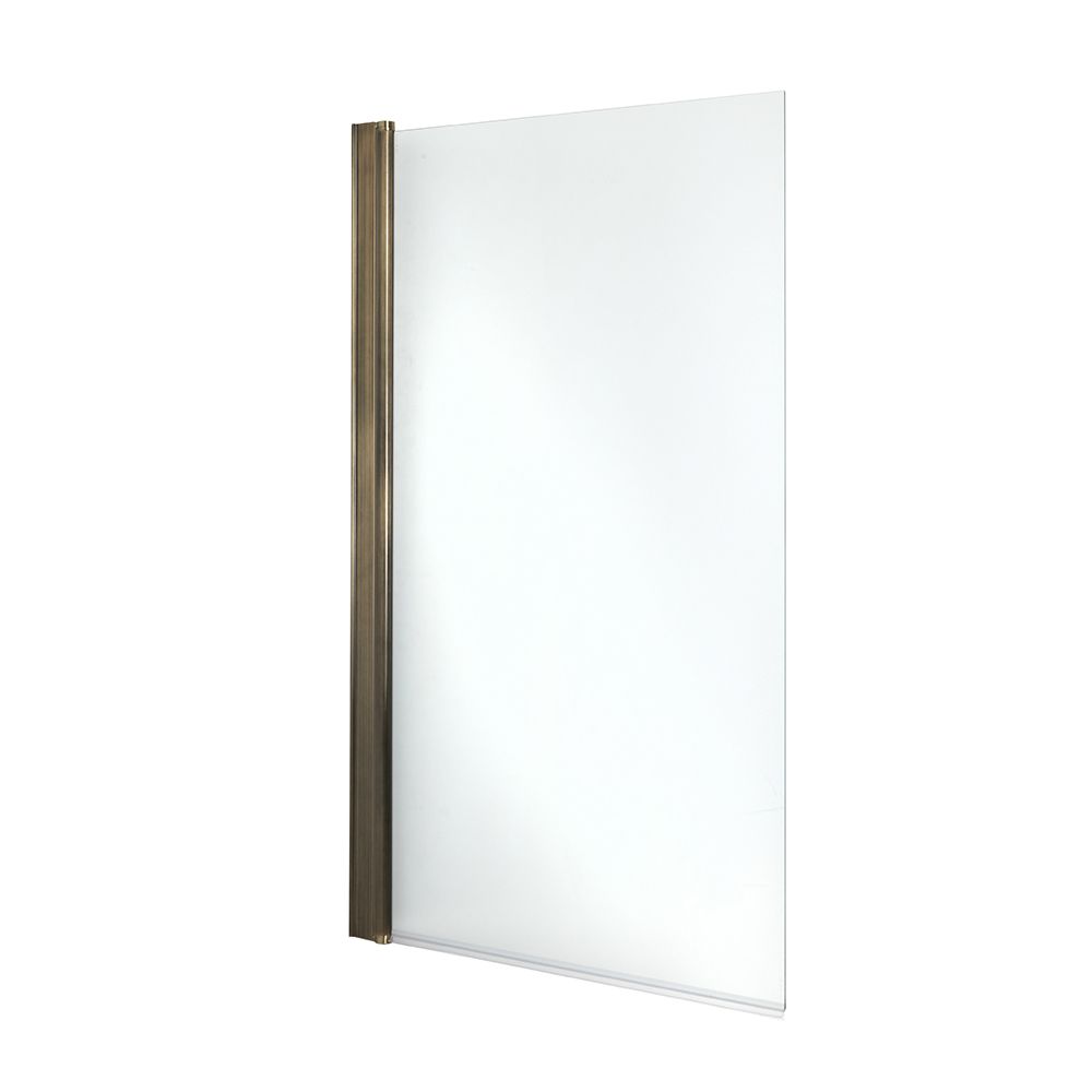 Milano Monet - Antique Brass Bath Shower Screen