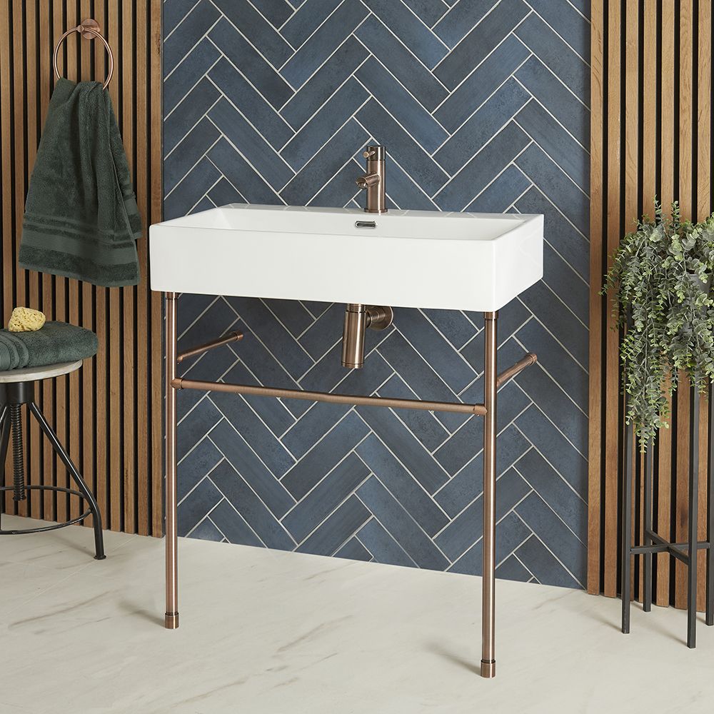Milano Elswick - Basin with Washstand - Choice of Size and Finish