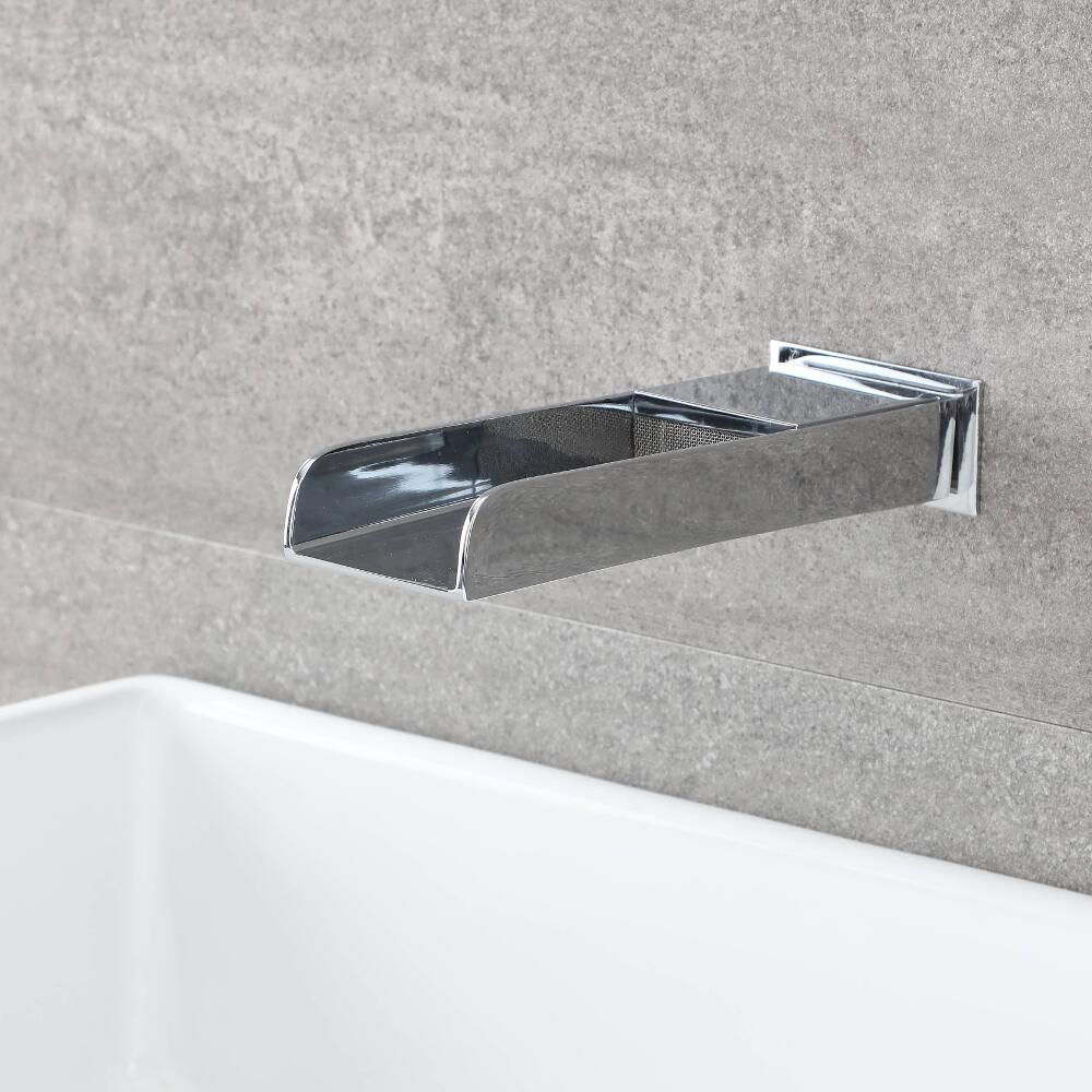 Milano Parade - Wall Mounted Basin or Bath Spout - Chrome