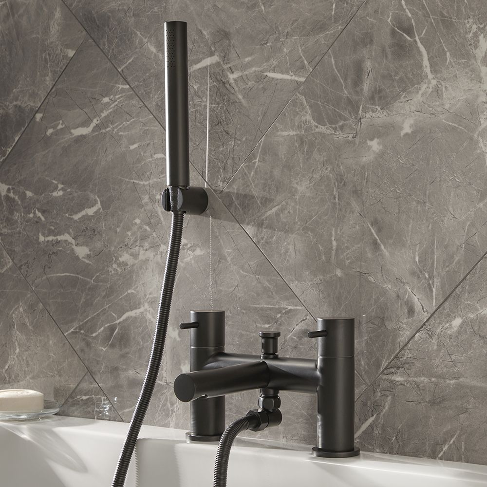 Milano Otto - Modern Bath Shower Mixer Tap - Choice of Finish