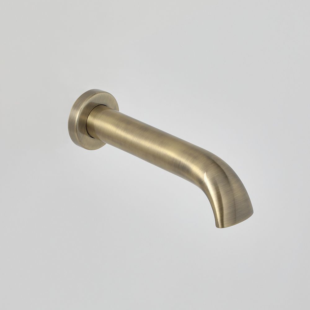 Milano Elizabeth - Brushed Brass 300mm Traditional Apron Shower Head - View #2